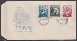 Tschechoslowakei Scott 504-6 FDC - Intl. Jugendtag - Bild 1 von 1