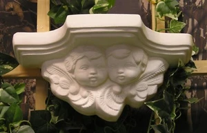 7531 Double Cherub Shelf Bracket Corbel Latex Fiberglass Production Mold - Picture 1 of 1
