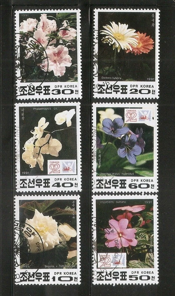 Korea SC # 3038-3043 Flowers.  MNH - Image 1 of 1