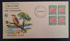 1960 Australia FDC of Bk 4X6d Brt red& Deep Green Postage Due Stamps Largs North