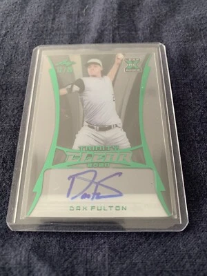 Dax Fulton 2020 Leaf Trinity Clear RC Auto 12/20 Emerald autograph #CA-DF1 - Image 1 of 2