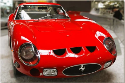 Ferrari 1 12LARGE SCALE24Race Car Le Mans Custom Built Metal Model18Carousel Red - Image 1 of 4