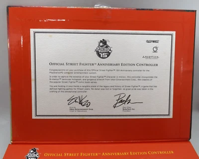 Street Fighter 15th Anniversary Collector's Edition PS2 Controller PlayStation 2 - Image 1 of 4