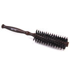Small Round Hairbrush, for drying,, Wooden Handle
