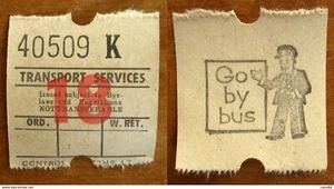 Regno Unito Bus Ticket Transport Services 18 - Biglietto trasporti Vintage - Bild 1 von 1