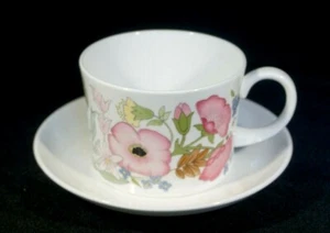 Beautiful Wedgwood Meadow Sweet Flat Cup And Saucer - Picture 1 of 5
