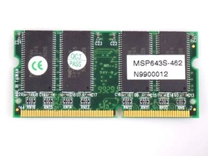 64MB NEC MSP643S-462 PC100 100Mhz SDRAM SO-Dimm 3.3V Arbeitsspeicher RAM - Bild 1 von 1