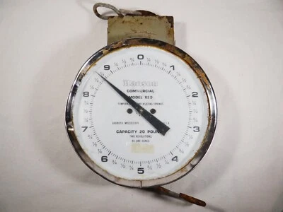 Винтажные коммерческие подвесные весы Hanson модель 820 20 фунтов  - Изображение 1 из 4