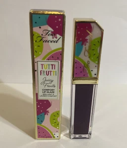 Too Faced Tutti Frutti Lip Glaze Gloss Full Size Boxed Who Gives A Fig? - Bild 1 von 3
