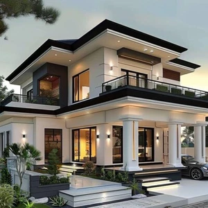 Modern house exterior, 350 + exterior house designs, modern house ideas - Picture 1 of 13