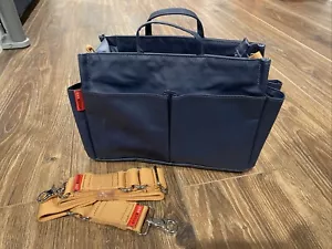 Brand New Storksak Stork Sak Blue Diaper Bag Insert With Strap - Picture 1 of 10