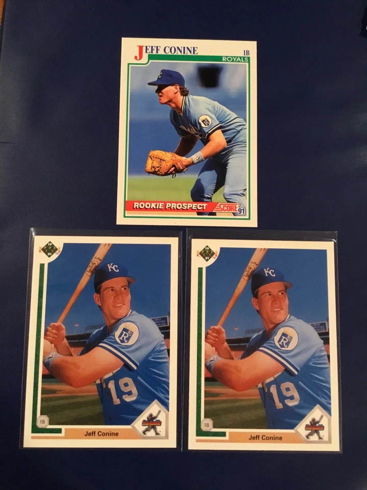 Upper Deck & Score #27 #722 Jeff Conine 1991 lote 3 reales Foto 1 de 1