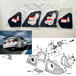 06-11 Genuine Honda Civic FD2 TYPE-R Taillight gaskets set left right JDM FD - Bild 1 von 6