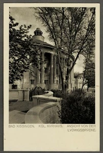 AK BAD KISSINGEN: Kgl. KURHAUS / REGENTENBAU, ungelaufen, um 1914 - Picture 1 of 2