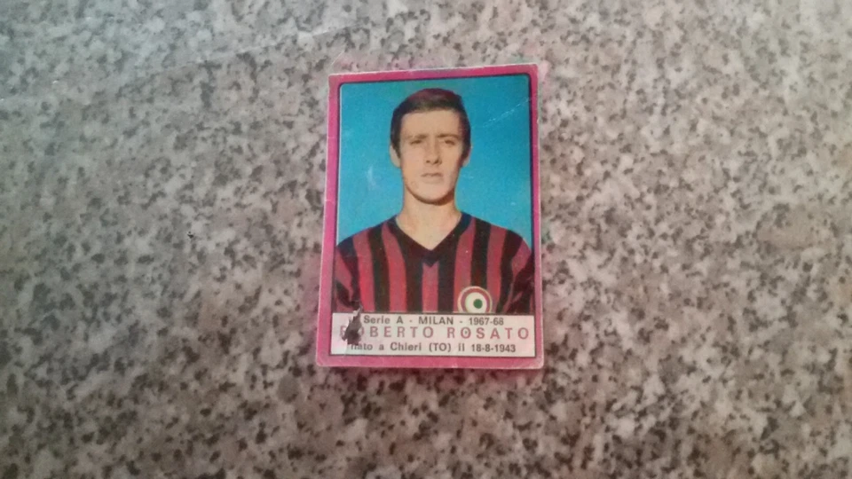 ROSATO (MILAN) ALBUM CALCIATORI PANINI 1967-68 1968 ORIGINALE BUONA RECUPERO - Immagine 1 di 1
