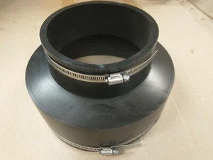 FERNCO 1002-86 CAST IRON FLEXIBLE COUPLING 8" CLAY 6" CI/PVC 8"X6" - Picture 1 of 4