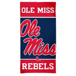OLE MISS REBELS MISSISSIPPI 30"X60" SPECTRA BEACH TOWEL NEW WINCRAFT 👀 - Picture 1 of 1