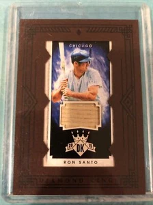2015 Panini Diamond Kings Card Ron Santo #119 Bat Card /49 Thick Chicago Cubs - Picture 1 of 2