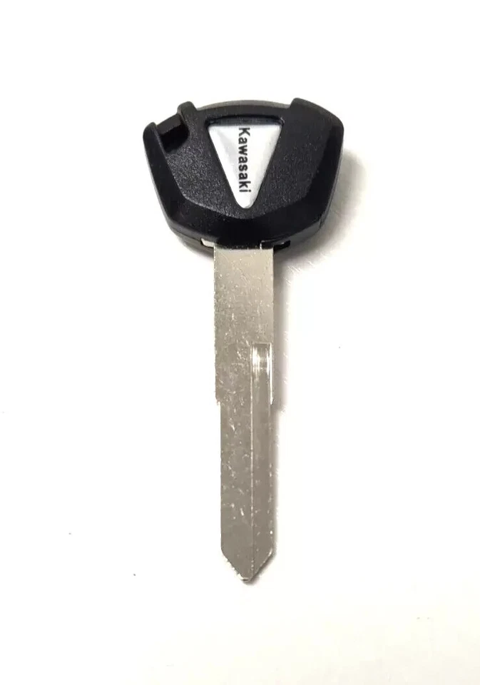 Black Blank Uncut Blade Key For Kawasaki Ninja ZX6R ZX9R ZX10R ZX12R ZX14R - Image 1 of 1