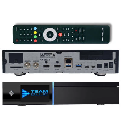 ►GigaBlue UHD Quad 4K Pro 2x FBC DVB-S2 Twin Tuner 3x USB 3.0 E2 Linux Receiver♻ - Bild 1 von 4