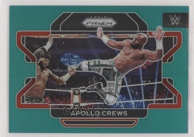 2022 Panini Prizm WWE Teal Prizm /49 Apollo Crews #74 - Image 1 of 2
