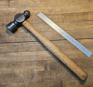 Martello da fabbro vintage Ball Peen Williams #4 • Testa da 20 once BELLO! ☆USA - Foto 1 di 4