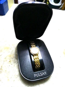 Pulsar Ladies Gold Plated Wristwatch.. Boxed.. Unused.. - Picture 1 of 5