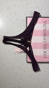 Victoria’s Secret very sexi rose lace trim high-leg hardware Ring Size M NWT - Picture 1 of 5