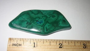 2.5" PULIDO PEQUEÑO MINERAL DE PIEDRA DE MALAQUITA NATURAL DEL CONGO ~ 39.8 gramos - Imagen 1 de 5