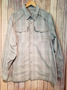 Cabelas Guidewear Shirt Mens Sz XL Roll Tab UPF 50 Performance Outdoor Quick Dry - Picture 1 of 11