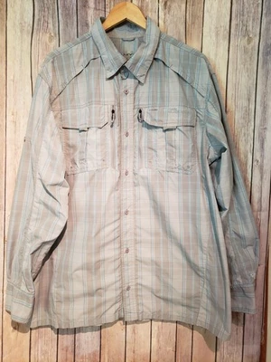 Cabelas Guidewear Shirt Mens Sz XL Roll Tab UPF 50 Performance Outdoor Quick Dry - Image 1 of 4