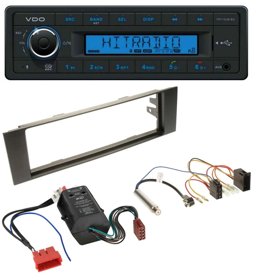 VDO Bluetooth AUX USB MP3 Autoradio für Audi A3 8P 03-06 Bose Aktivsystem Mini-I - Bild 1 von 4