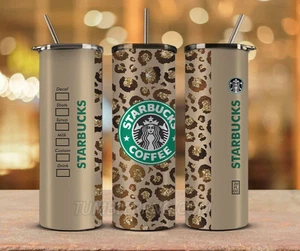 Starbucks Tumbler  with Straw  20oz Gold Glitter Stainless Steel Coffee Lovers - Picture 1 of 2
