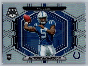 2023 Panini Mosaic #ND-5 Anthony Richardson Silver No Huddle Mosaic - Picture 1 of 2