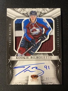 2012-13 CROWN ROYALE ROOKIE SILHOUETTE PRIME AUTO #45 TYSON BARRIE #/99 - Picture 1 of 2