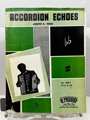 Acordeón Ecos Partituras Acordeón Joseph A. Rossi O. Pagani 1946 Foto 1 de 4