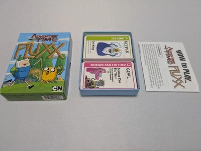 Adventure Time Fluxx Card Game Board Game Cartoon Network CIB unplayed - Image 1 of 3
