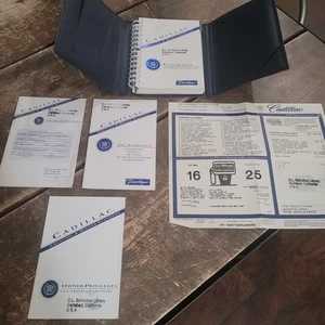 1995 CADILLAC ELDORADO OWNERS MANUAL Book Window Sticker Warranty Leather Case - Bild 1 von 22