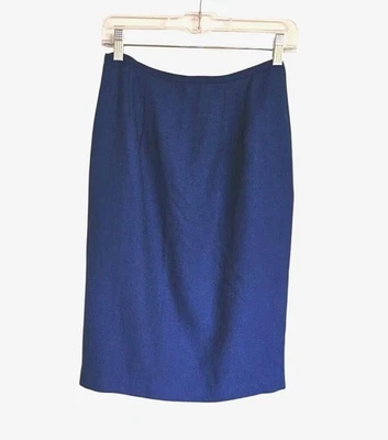 Falda lápiz Amanda Smith talla 8 azul hasta la rodilla Foto 1 de 4