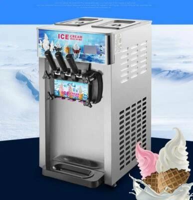 Pro Soft Serve Ice Cream Machine18 L/H Commercial Ice Cream Maker Tabletop - Bild 1 von 4
