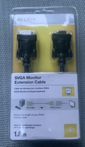 BELKIN SVGA MONITOR 1.8M EXTENSION CABLE - NEW SEALED - Picture 1 of 5