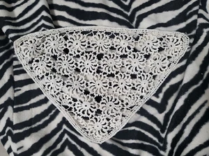 Application ancienne grande  30 cm sur 19 cm incrustation T3-49 - Picture 1 of 5