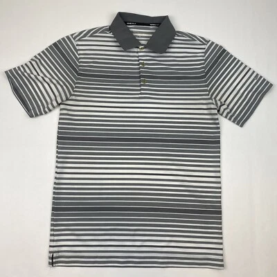 Camisa polo de golf para hombre Nike Key Bold brezo rayas-gris/plateado 585824-037 talla S Foto 1 de 4