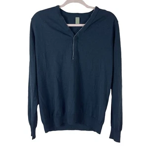 Suéter cárdigan para mujer KAOS talla XL negro lana merino manga larga con botones - Imagen 1 de 4