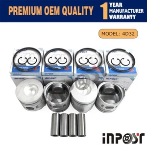 4D32 Engine Piston Ring Kit STD For Mitsubishi Round combustion chamber 54.5mm - Bild 1 von 2