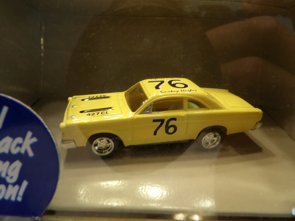 Johnny Lightning Thunderjet 500 HO Scale Slot Car Body Yellow Pontiac GTO Tj3