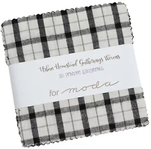 Urban Homestead Gathering Wovens Moda Charm Pack 100% Cotton 5" Precut Squares - Picture 1 of 2