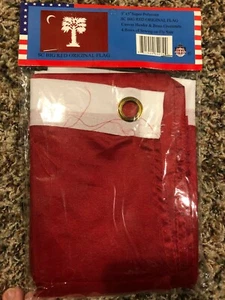 new SOUTH CAROLINA BIG RED ORIGINAL 3x5ft FLAG superior qlty premium US sold - Picture 1 of 3