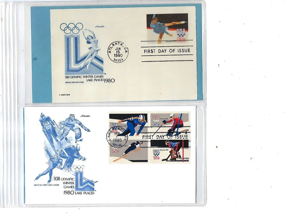 US: 2 FDCs XF 52508 - Image 1 of 1