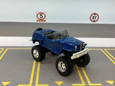 1948 Willys Jeepster Lifted 4x4 Truck 1/64 Diecast Custom Off Road 4WD Matchbox - Image 1 of 4